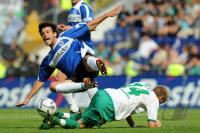 FUSSBALL 1. BUNDESLIGA: Bielefeld - Bremen