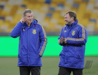 Fussball Trainer Oleg Blochin (Ukraine)