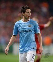 Fussball CHL  Saison 2013/2014: Samir Nasri (Manchester City)