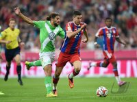 Fussball 1. Bundesliga Saison 14/15: FC Bayern Muenchen - VfL Wolfsburg