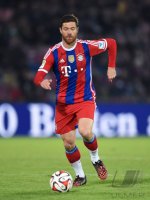 FUSSBALL 1. Bundesliga 2014/2015:  Xabi Alonso (FC Bayern Muenchen)