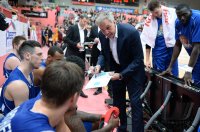 Basketball 1. Bundesliga 2013/2014:  Walter Tigers Tuebingen - Fraport Skyliners Frankfurt