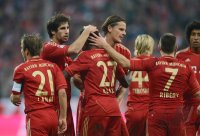 Fussball 1. Bundesliga, Saison 2012/2013:  FC Bayern Muenchen - Eintracht Frankfurt