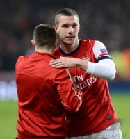 FUSSBALL INTERNATIONAL CHL ACHTELFINALE 12/13:  FC Arsenal London - FC Bayern Muenchen