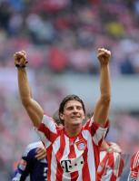 Fussball 1. Bundesliga : JUBEL  GOMEZ   (FC Bayern Muenchen)