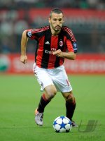 Fussball Champions League  Saison 2010/2011:  Gianluca Zambrotta (AC Mailand)