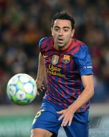 FUSSBALL INTERNATIONAL  CHL HALBFINALE 11/12: Xavi Hernandez (Barca)