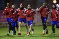 Fussball 1. Bundesliga Saison 14/15: Training FC Bayern Muenchen