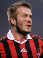 Fussball  SERIE A SAISON 2009/2010;  BECKHAM (AC Mailand )