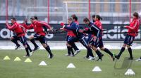 Fussball 1. Bundesliga : Training beim FC Bayern Muenchen