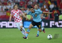 Fussball International Europameisterschaft 2012: Kroatien - Spanien