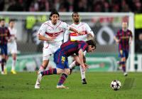 FUSSBALL  International CHL 09/10 : VfB Stuttgart -  FC Barcelona