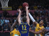 Basketball 1. Bundesliga 16/17 Hauptrunde: Walter Tigers Tuebingen -  s. Oliver Wuerzburg