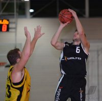 Basketball 1. Bundesliga 2013/2014 Testspiel: Kirchheim Knights - Walter Tigers Tuebingen