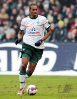 FUSSBALL, 1. BUNDESLIGA, 22. Spieltag: Bremen, NALDO Einzelaktion