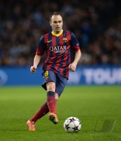 Fussball International CHL Saison 13/14: Andres Iniesta (Barca)