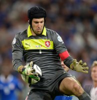 Fussball International WM Qualifikation 2014:  Torwart Petr Cech (Tschechische Republik)