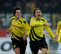 Fussball 1. Bundesliga  Saison 2010/2011:  Borussia Dortmund - Borussia Moenchengladbach