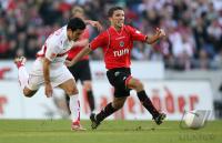 Fussball 1. Bundesliga: Hannover - Stuttgart