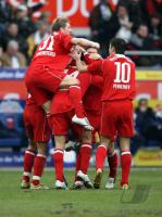 Fussball 1. Bundesliga: Duisburg - Bayern, Jubel FCB