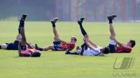 Fussball 1. Bundesliga : Training beim FC Bayern Muenchen
