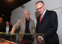 Fussball: Sonderausstellung in der Erlebniswelt des FC Bayern Muenchen in der Allianz Arena