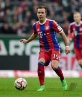 Fussball, 1. Bundesliga  Saison 2014/2015: SV Werder Bremen - FC Bayern Muenchen