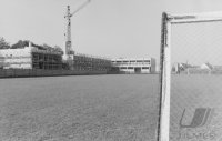 Baustelle der Sportanlage des FC Bayern Muenchen am 10.10.1970 an der Saebenerstrasse