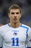 Fussball International EM 2012-Qualifikation:  Edin Dzeko (Bosnien-Herzegowina)