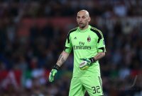 FUSSBALL SERIE A 2013/2014:  Torwart Christian Abbiati (AC Mailand)