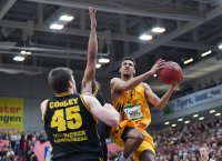 Basketball 1. Bundesliga 16/17 Hauptrunde: Walter Tigers Tuebingen - MHP Riesen Ludwigsburg