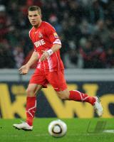 FUSSBALL, 1. BUNDESLIGA, 15. Spieltag: Koeln, PODOLSKI Einzelaktion