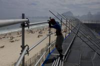 Preparation for the FIFA Beachsoccer World Cup