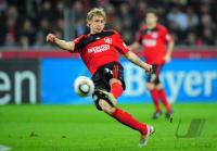 FUSSBALL, 1. BUNDESLIGA, 24. Spieltag: Leverkusen, KIESSLING Einzelaktion