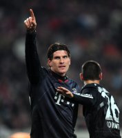 Fussball 1. Bundesliga : JUBEL Mario Gomez (FC Bayern Muenchen)