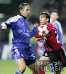 Fussball UCL: Leverkusen - Kiew, Zweikampf