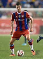 FUSSBALL 1. Bundesliga 14/15 Testspiel: Robert Lewandowski (FC Bayern Muenchen)