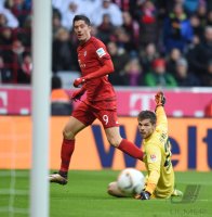 Fussball 1. Bundesliga Saison 15/16: FC Bayern Muenchen - Hertha BSC Berlin