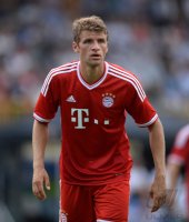 FUSSBALL 1. Bundesliga 13/14: Thomas Mueller (FC Bayern Muenchen)