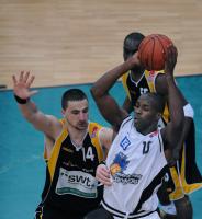 1. Basketball Bundesliga  08/09  Walter Tigers -  Skyliners Frankfurt