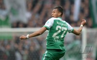 Fussball, 1. Bundesliga  Saison 2014/2015: SV Werder Bremen - Borussia Moenchengladbach