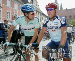 RAD  Steinhauser (Team Bianchi,li) und Rich (Gerolsteiner)