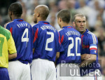 Fussball International: Frankreich, MAUER mit ZIDANE