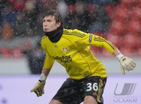 Fussball: Europa League, Saison 2010/2011: Torwart Fabian Giefer  (Leverkusen)