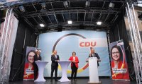 Politik, Bundestagswahl 2021 Wahlkampf CDU; Union-Kanzlerkandidat Armin Laschet