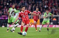 Fussball 1. Bundesliga Saison 17/18: FC Bayern Muenchen - VfL Wolfsburg