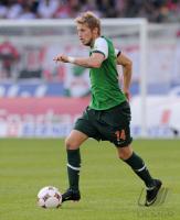 FUSSBALL  1. BUNDESLIGA  09/10  HUNT  (Werder Bremen)