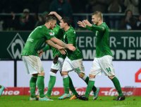 Fussball 1. Bundesliga Saison 12/13: JUBEL Aaron Hunt (SV Werder Bremen)