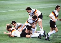 Fussball WM 1990 FINALE: Deutschland - Argentinien