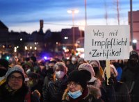Demonstration von Gegner der Corona-Massnahmen in Reutlingen